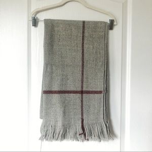2/$20 Made in Korea wool blend blanket scarf